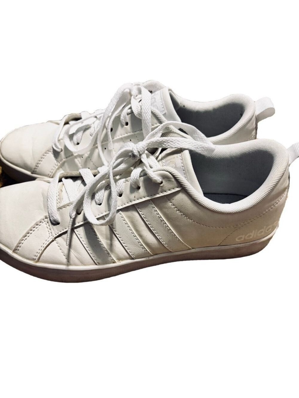 Adidas White Neo VS Pace Sneakers Size 7.5 - Picture 4 of 9